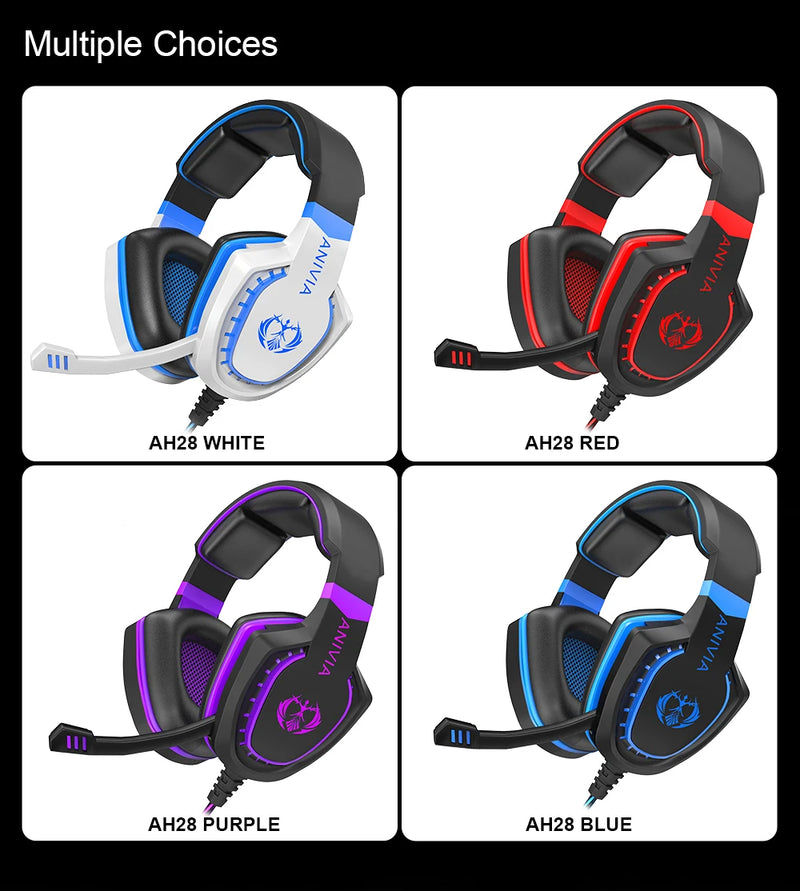 Gaming Headset Para PC PS4 PS5 XBOX